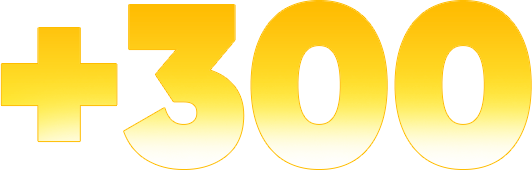 +300